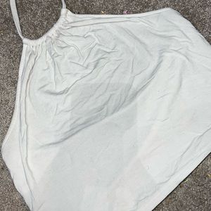 Forever 21 Cropped halter tie top
